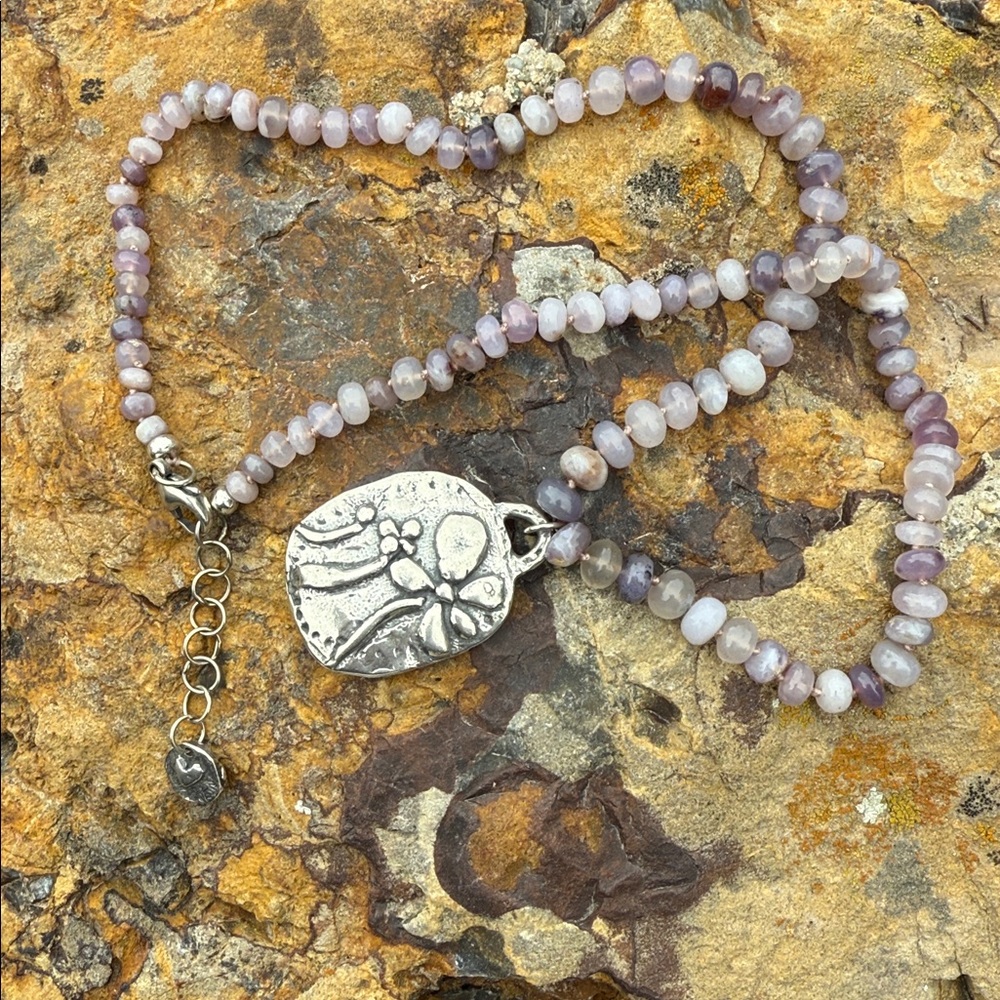 Purple Rain Necklace by Jes MaHarry. New with tag.